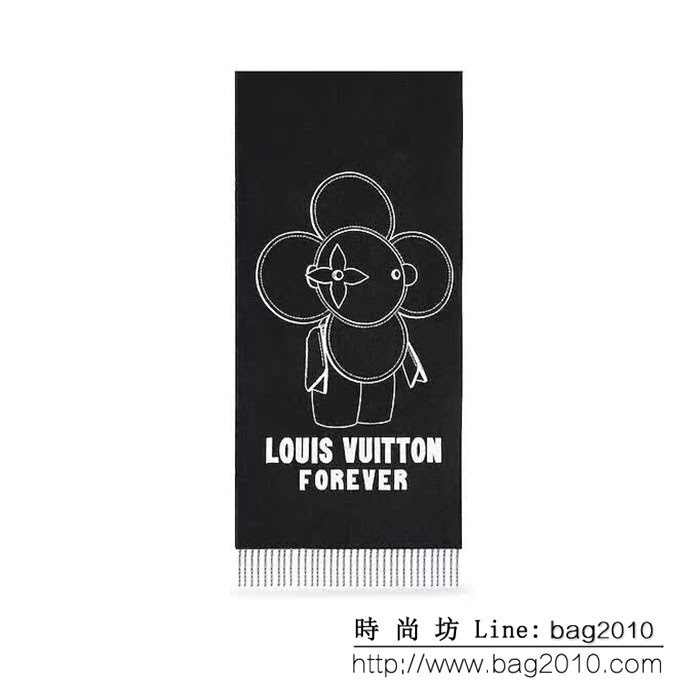路易威登LV單款單色原單正品vivienne city 圍巾 LLWJ6081